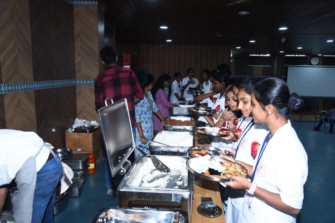 Post Basic B.Sc Nursing students attending a seminar-style teaching session