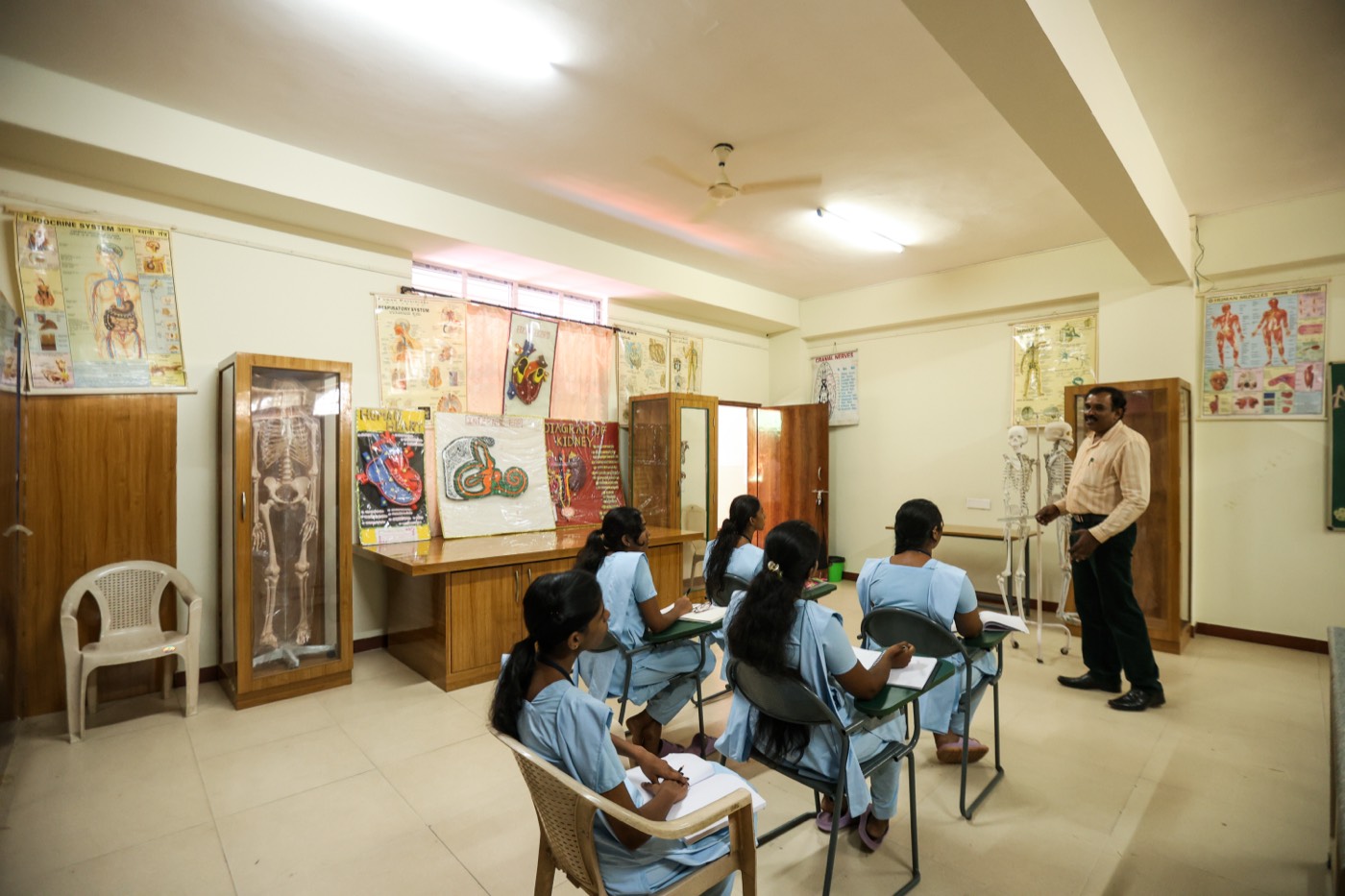 Classroom teaching at AECS Maaruti College of Nursing